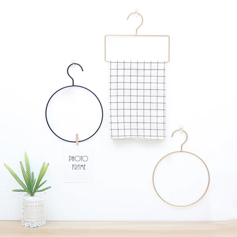 

Nordic Hook Coat Hanger Iron Art Clothes Rack Storage Rack Practical Convenient Organizer