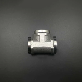 

1/2" 3/4" 1" BSP Female Thread Tee Type 3 Three Way 201 Stainless Steel Pipe Fitting Adapter Coupler Connector