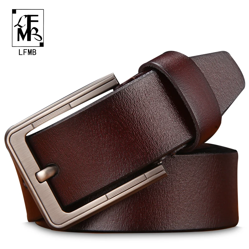 

[LFMB]male genuine leather strap leather belt men designer belts men high quality genuine leather belt men cinto masculino