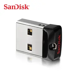 SanDisk Cruzer Fit CZ33 супер мини-usb флеш-накопитель 64 ГБ USB 2,0 sandisk флеш-накопитель 32 ГБ флеш-накопитель s 16 Гб U диск