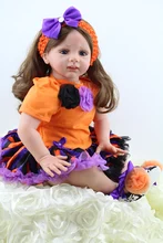 Doll Emulation Doll Baby Long Hair Child Toy Infant Garment Model Gift