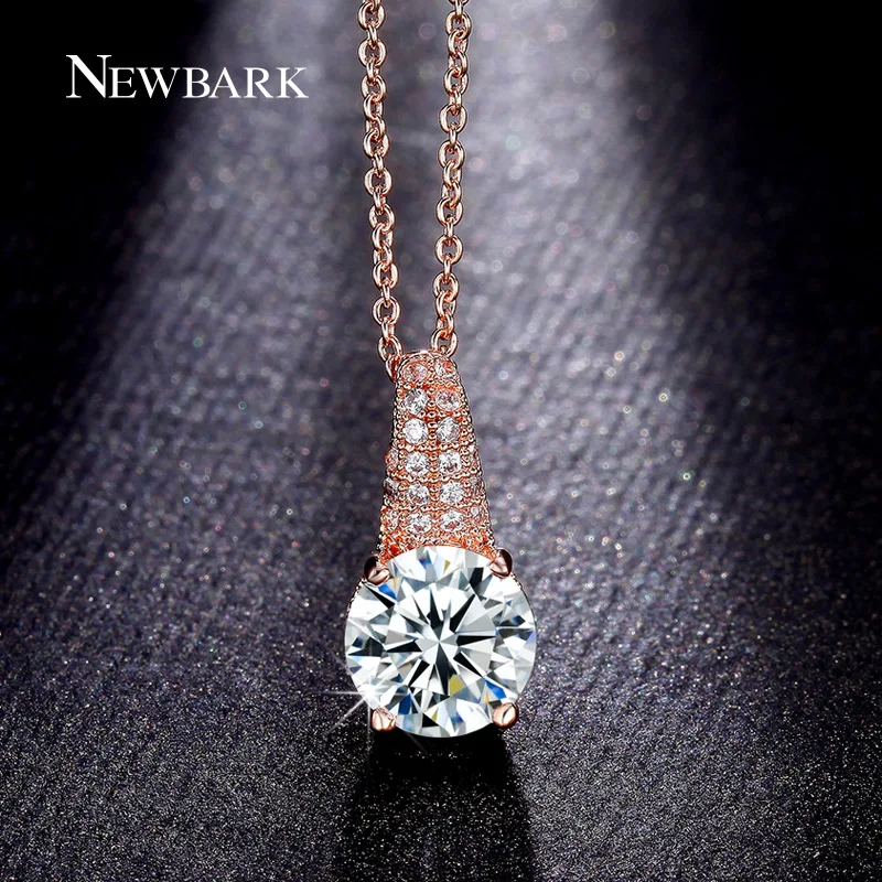 font b NEWBARK b font 4 Claw CZ Diamond font b Necklaces b font Pendants
