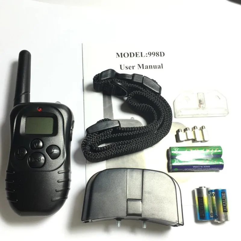 Heropie Electronic Dog Collar Remote Control Anti Bark Dog Shock Training Collar With LCD Display