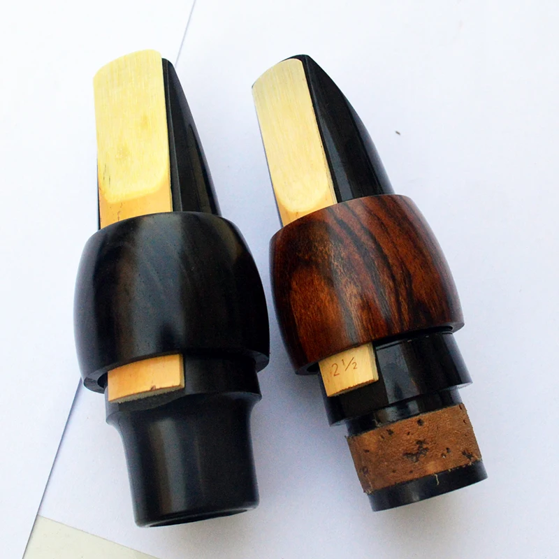 Harga Ebony Klarinet Mouthpiece Clamp Alto Saksofon Reed Klip Klarinet Reed Kartu Alat Clamp Klarinet Drop E Alto Sax