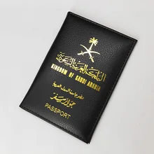 Nova Arábia Saudita Paspoort Titular de Viagem Mulheres de Couro Pu de Proteção Capas Para Passaporte Caso Passaporte Moda Bonito Menina Rosa