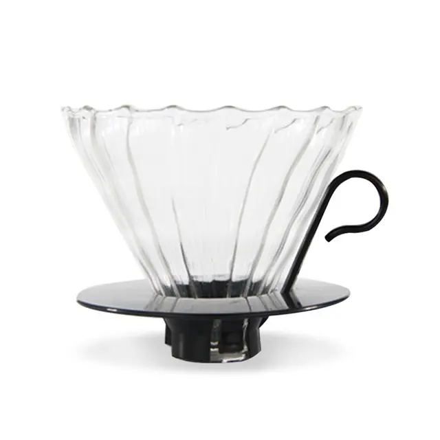 Special Offers Coffee Dripper with Handle Creative Drippers Cup Drip Coffee Bowl Follicular Filters Practical Coffee Filter Cone Percolators