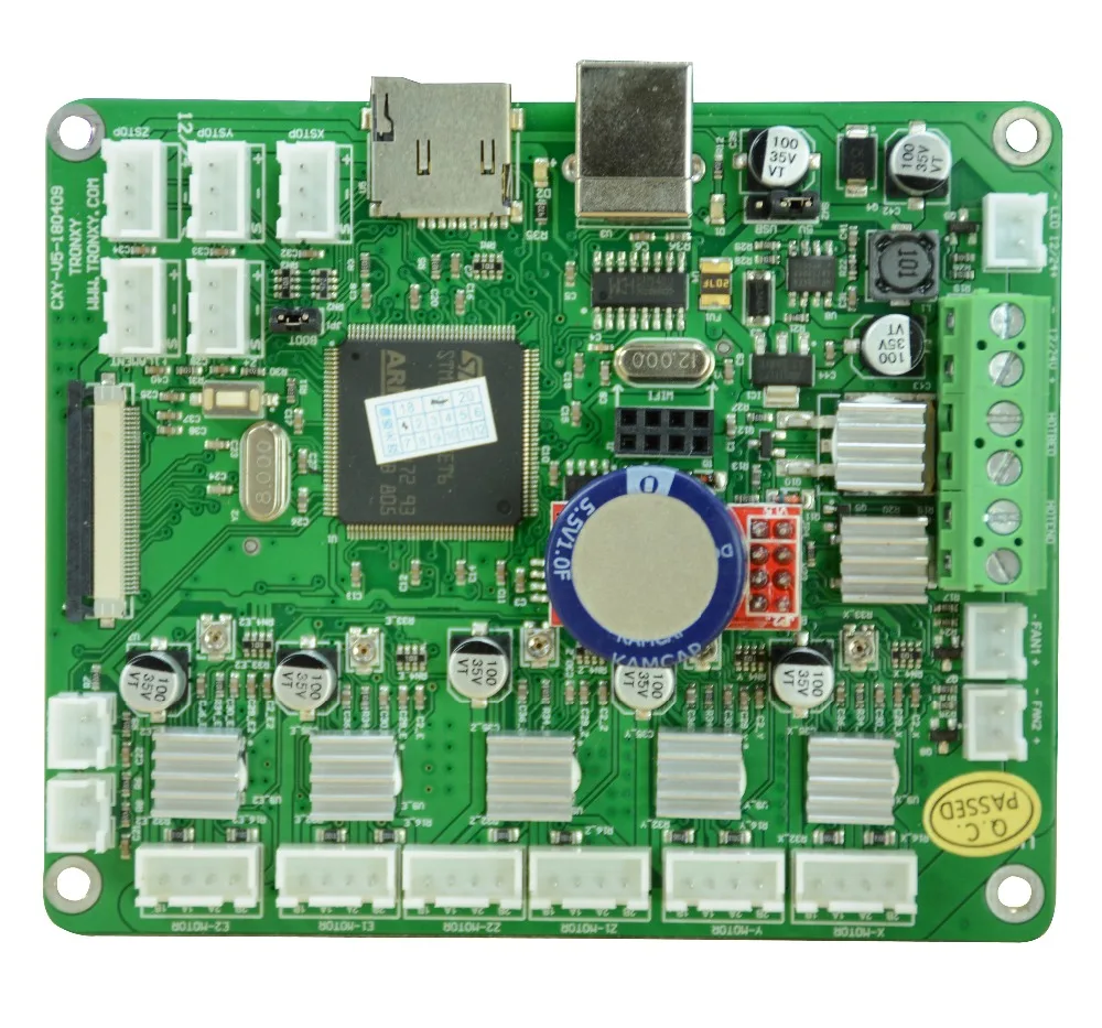 Pаспродажа TRONXY 3d принтер X5S серия, системная плата sd карта ЖК экран 110*90*28