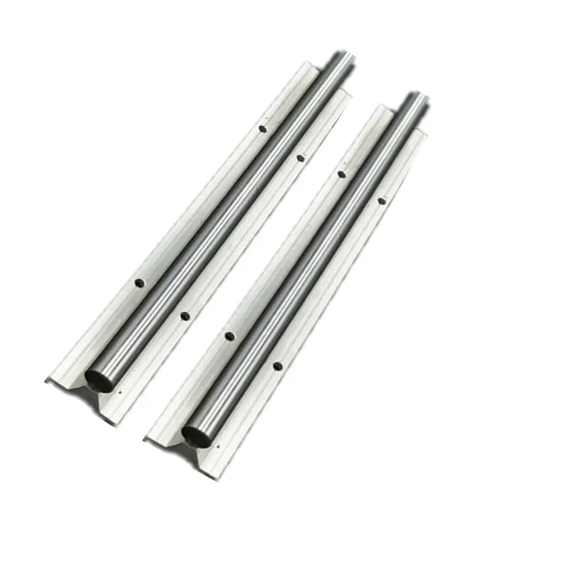 LINEAR RAIL fully supported SHAFT ROD 4 SBR12UU Block 2X SBR12 500mm L