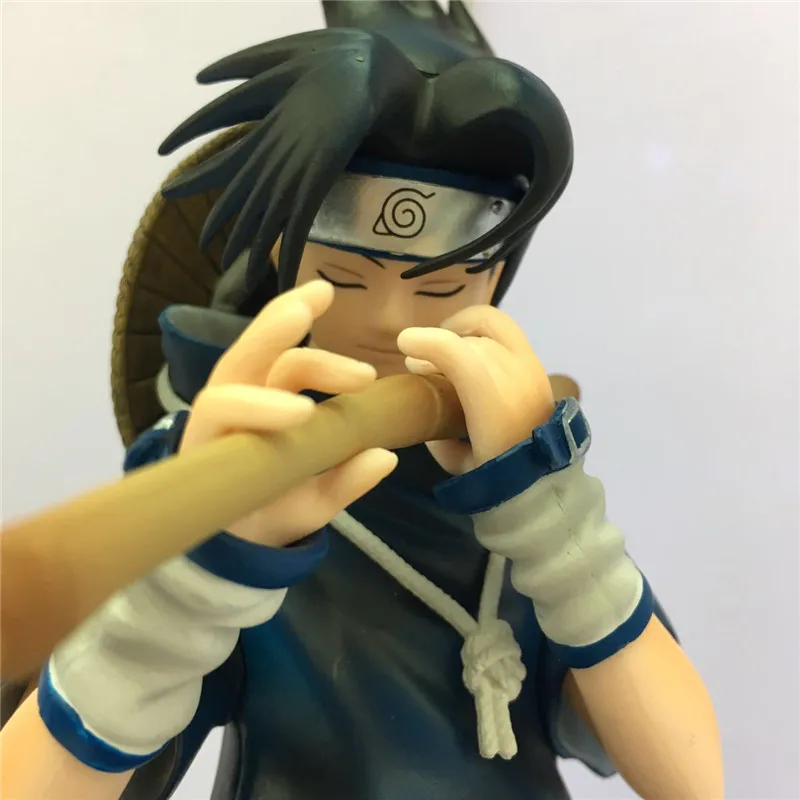 2017 New Anime Naruto Sasuke Figuras Toys Flute Naruto Sasuke Figurines Dolls Brinquedos 26cm (3)