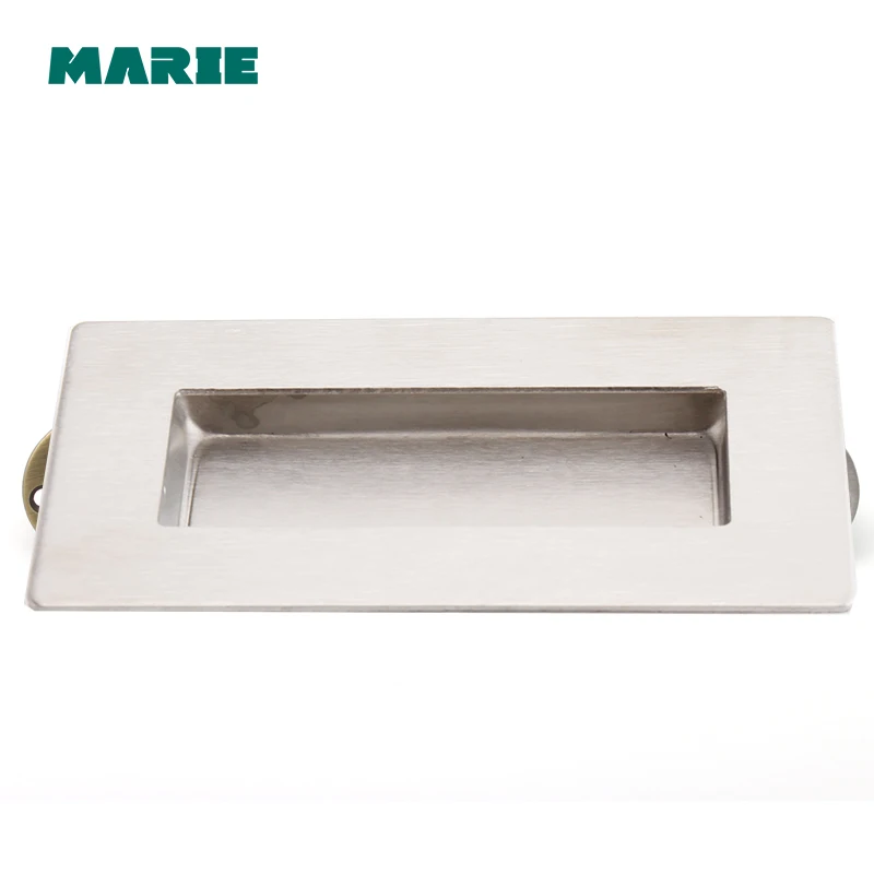 Stainless Steel 304 square handle invisible Recessed furniture Handle conceal drawer flush pull