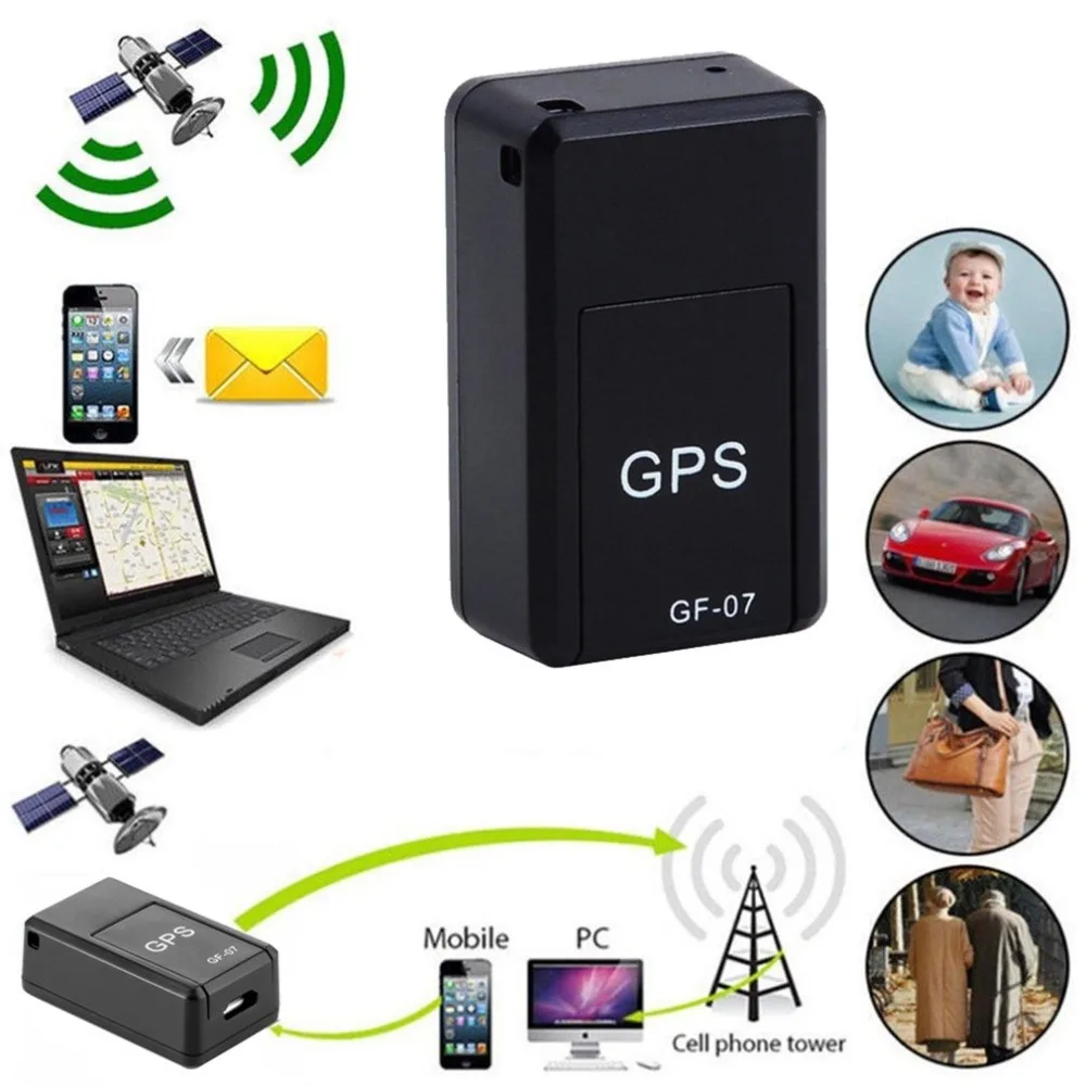 Автомобильный gps трекер GF07 мини gps GSM/GPRS Автомобильный локатор устройство записи звука микро трекер