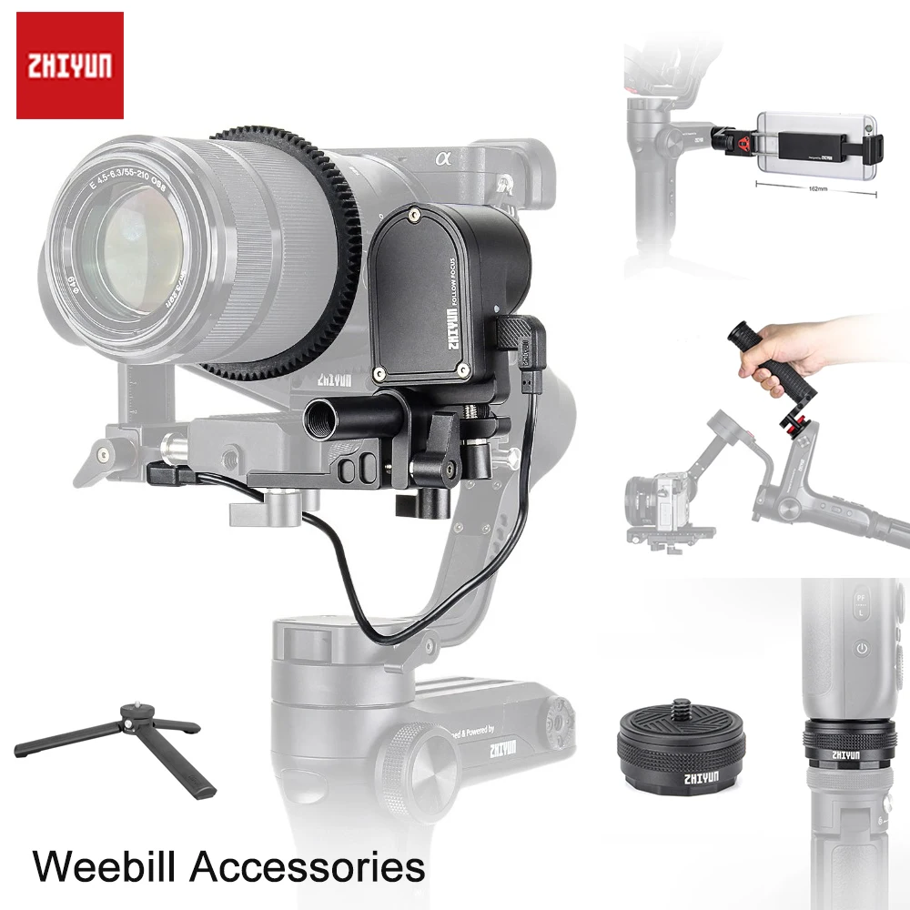 

Zhiyun Weebill Lab Gimbal Accessories Transmount Phone Holder Mount Quick Setup Kit Handle Grip Follow Focus Kit Extension pole