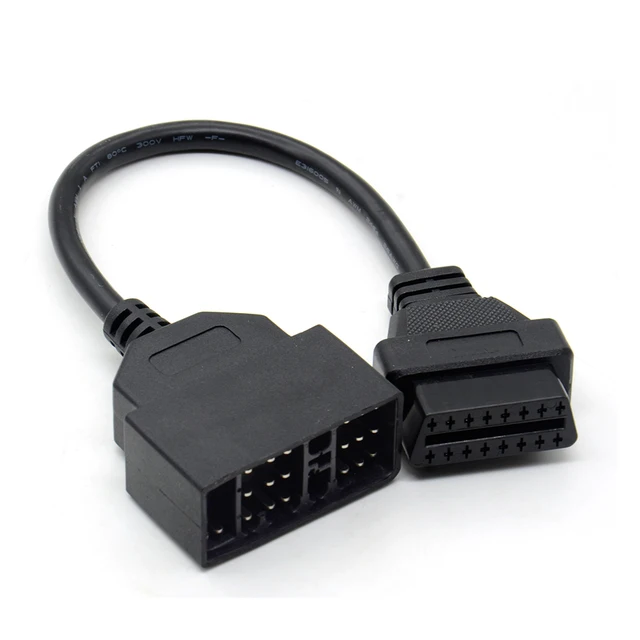 Conector de diagnóstico OBD OBD2, adaptador de Cable de 22 pines a 14 pines, 17 Pines, 38 Pines, 20 pines, 22 pines a OBD2, 16 Pines, 3 pines para BMW, Benz, Audi Conector de diagnóstico OBD OBD2, adaptador de Cable de 22 pines a 14 pines, 17 Pines, 38 Pines, 20 pines, 22 pines a OBD2, 16 Pines, 3 pines para BMW, Benz, Audi