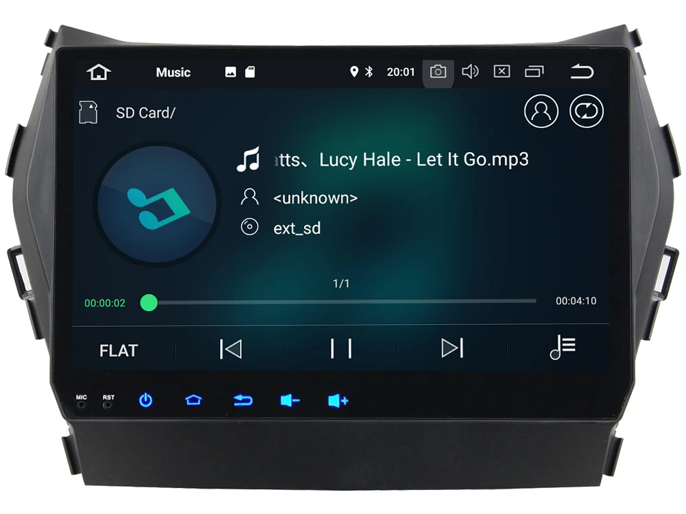 Discount 9" IPS Octa Core 4G Android 8.1 4GB RAM 64GB ROM Car DVD Player Radio GPS Glonass Navigation For Hyundai Santa Fe IX45 2013-2016 3