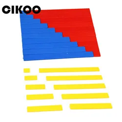CIKOO-50Pcs-Materials-matematica-Ruler-Math-Toys-Kids-Learn-colors-Children-Educational-toy