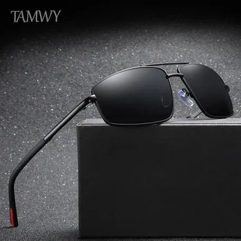 

TAMWY BRAND DESIGN Classic Polarized Sunglasses Men Women Driving Pilot Frame Sun Glasses Male Goggle UV400 Gafas De Sol T009