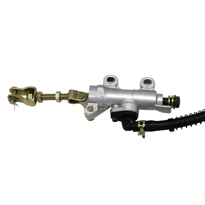 LMoDri Motorcycle Dirt Pit Bike ATV Rear Foot Hydraulic Brake Master Cylinder Pump black Pitch