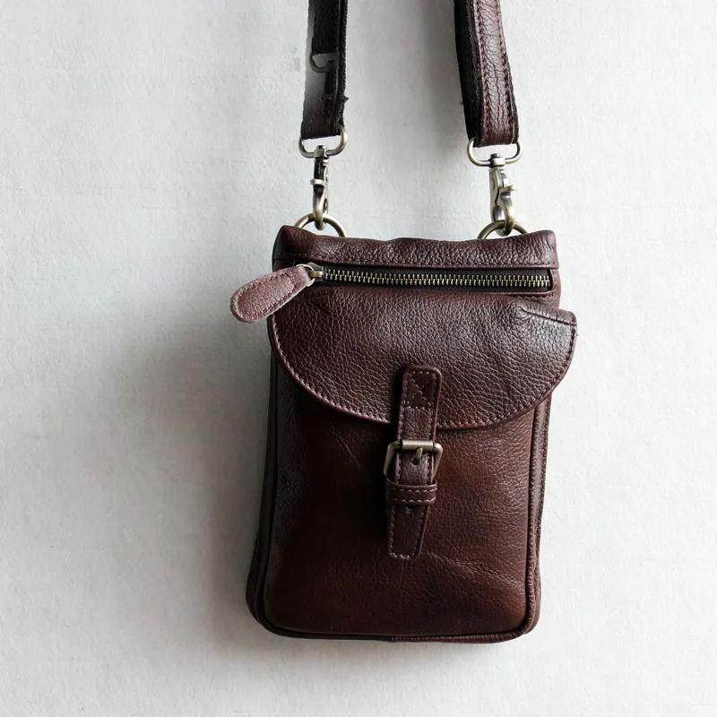 AETOO Original retro first layer of leather multi-functional package tide men bag men's pockets Messenger bag shoulder leather l