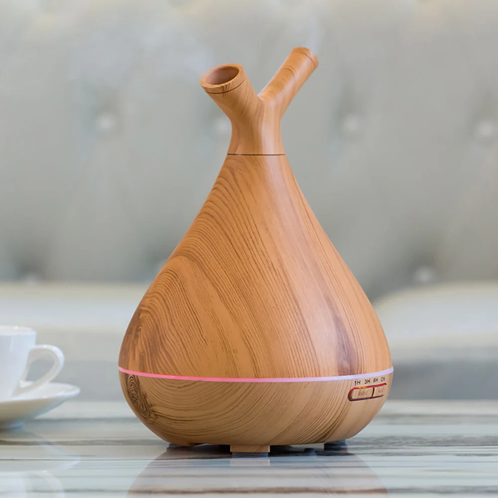 

New Branch Aroma Air Humidifier Double Spray Port Ultrasonic Mute Humidifier Essential Oil Diffuser For Home Office Bedroom