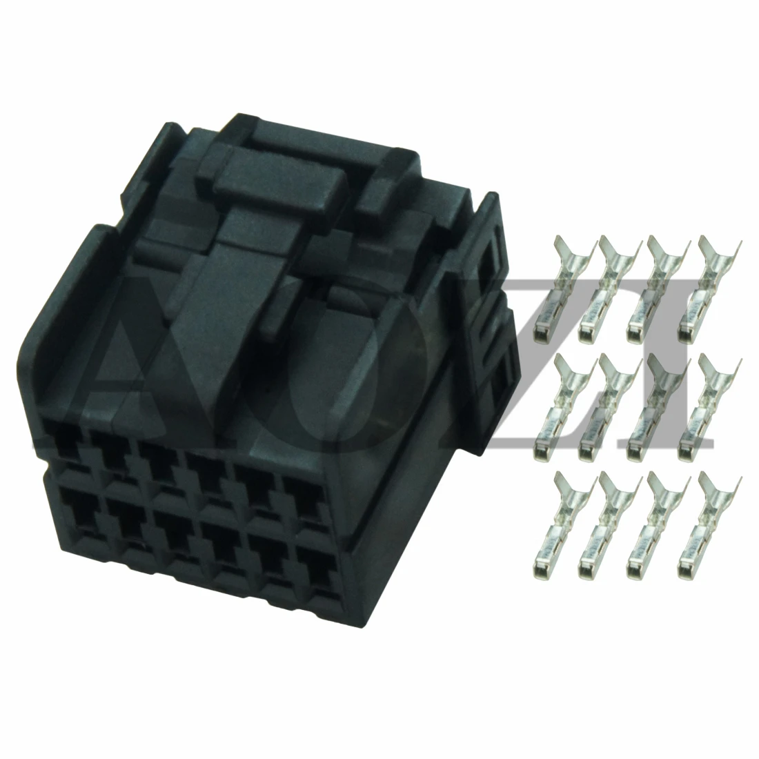 

10 Sets Kit Plastic 12p Wire Female Connector 174045-2