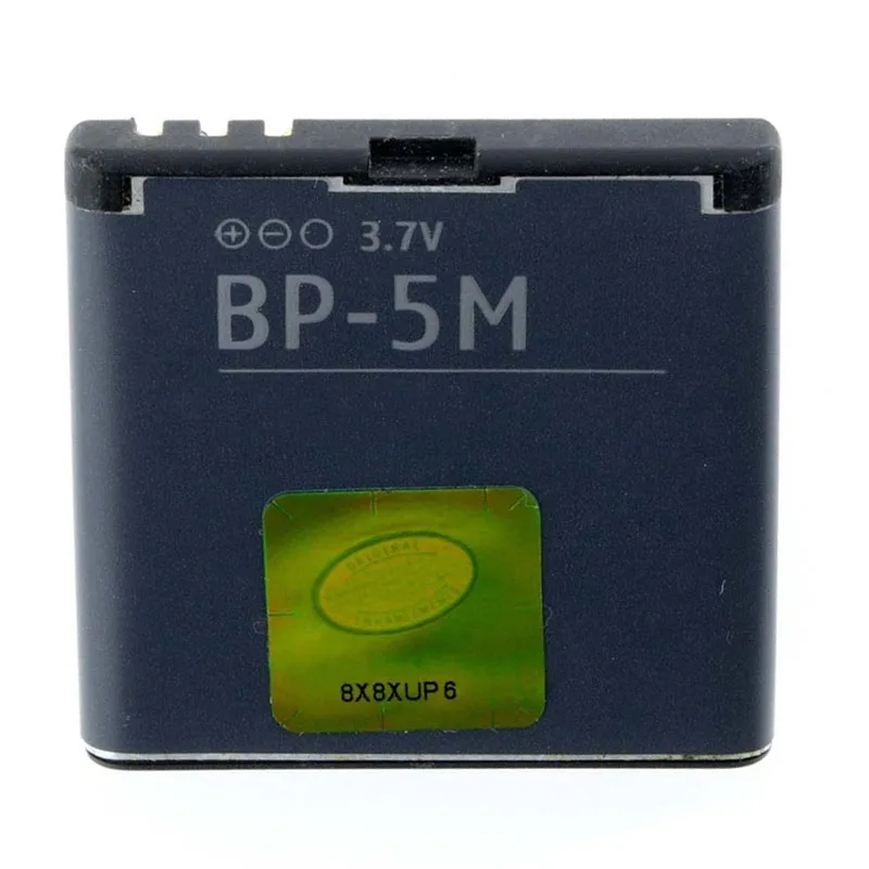 BP-5M аккумулятор для телефона Nokia 6220 Classic 6500 Slide 8600 Luna 6110 Navigator 5610 5700 6500 S 7390 900mAh