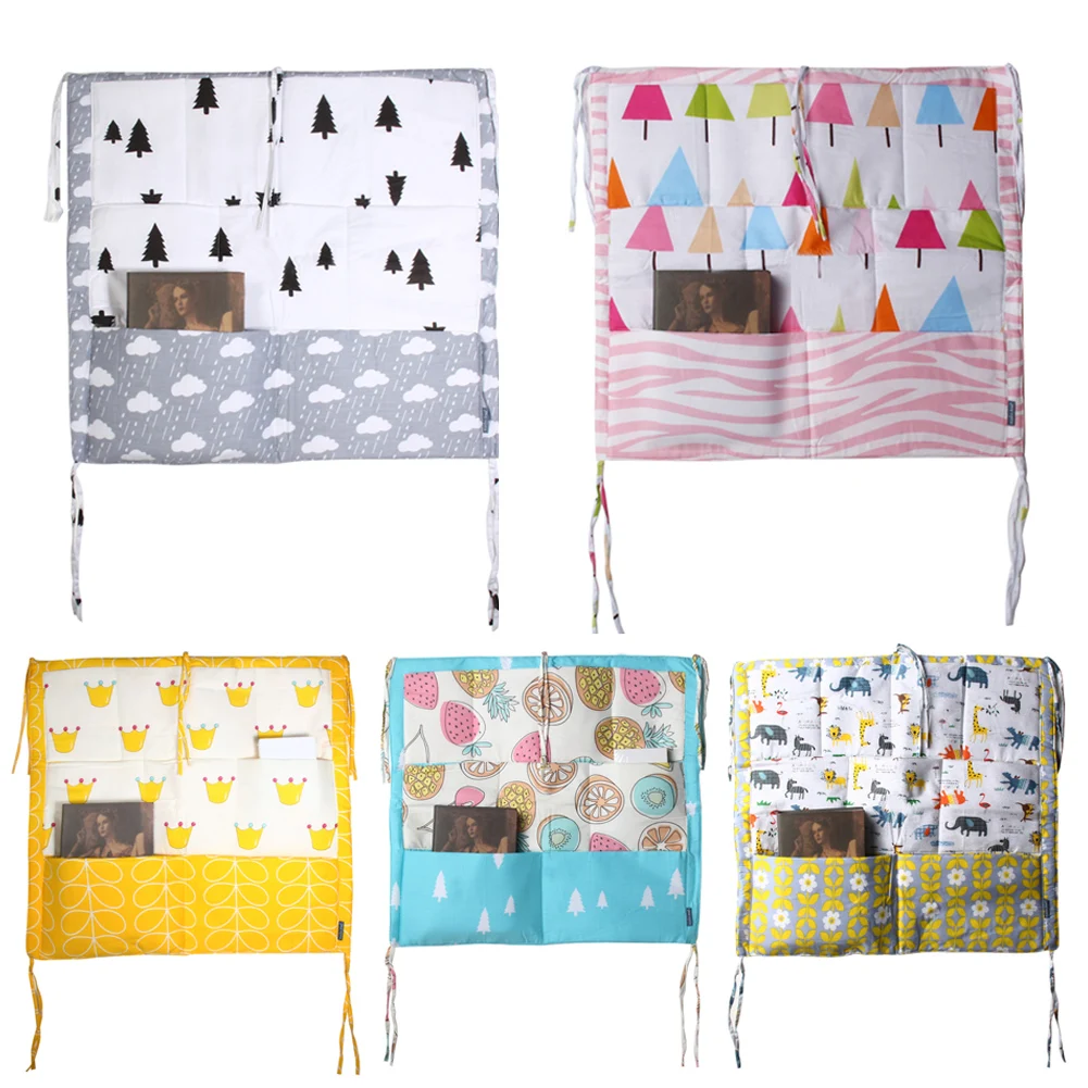 Baby Bed Bumpers Bed Hanging Storage Bag Soft Multi-functional Baby Sleeping props Baby Cot Bed Storage Promotion 55*60cm Baby Bed Bumpers Bed Hanging Storage Bag Soft Multi-functional Baby Sleeping props Baby Cot Bed Storage Promotion 55*60cm