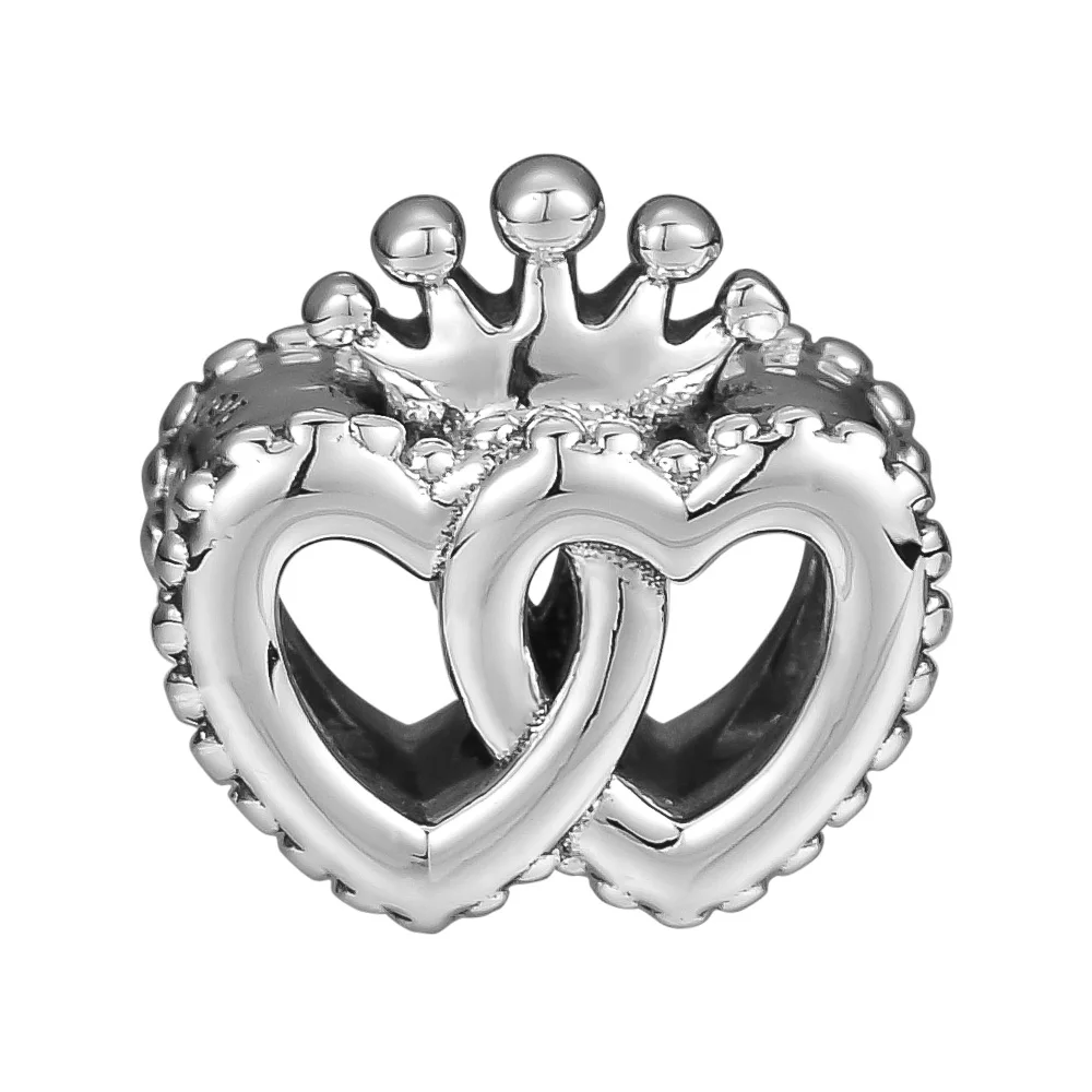 

Beads FOR Jewelry Making DIY Sterling-Silver-Jewelry United Regal Hearts Bead Charm Silver 925 Original Berloque Perles Charm