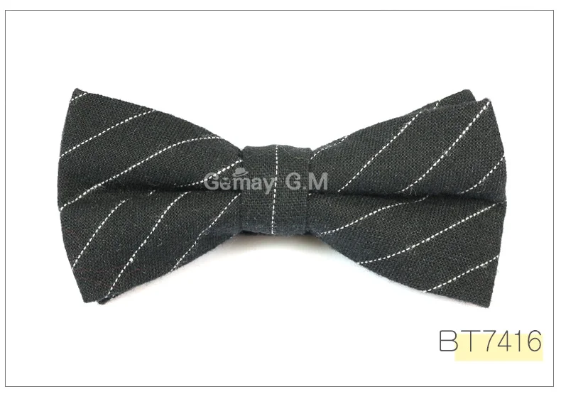 Formal Commercial Bowtie for Men's Wedding Party Male Skinny Plaid Bow ties Gravatas Slim Cravat Accessories - Цвет: BT7416