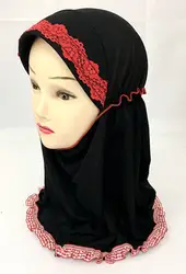 2019 мусульманский хиджаб для детей для маленьких девочек Размер: 0-6 T