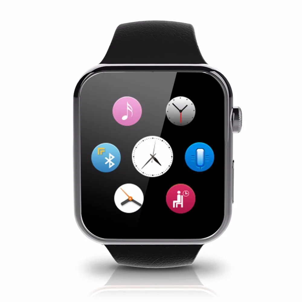 

Bluetooth Man Smart Watch A9 Smart Watch with Heart Rate Monitor and Bluetooth for Android 4.2 and IOS For Android Phone BK#GT10