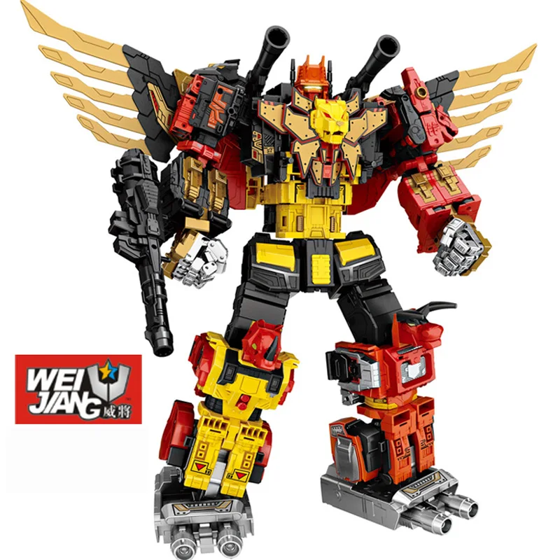 

WEIJIANG Transformation oversize Divebomb Predaking Rampage 5in1 Figure Toys