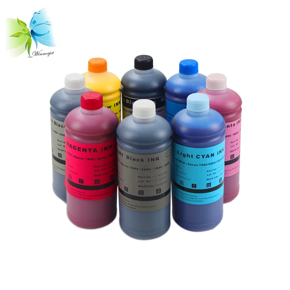 Чернила winnerjet 1000 мл для Epson Stylus Pro 7800 9800 7880 9880 чернила печати принтера Epson|Наборы