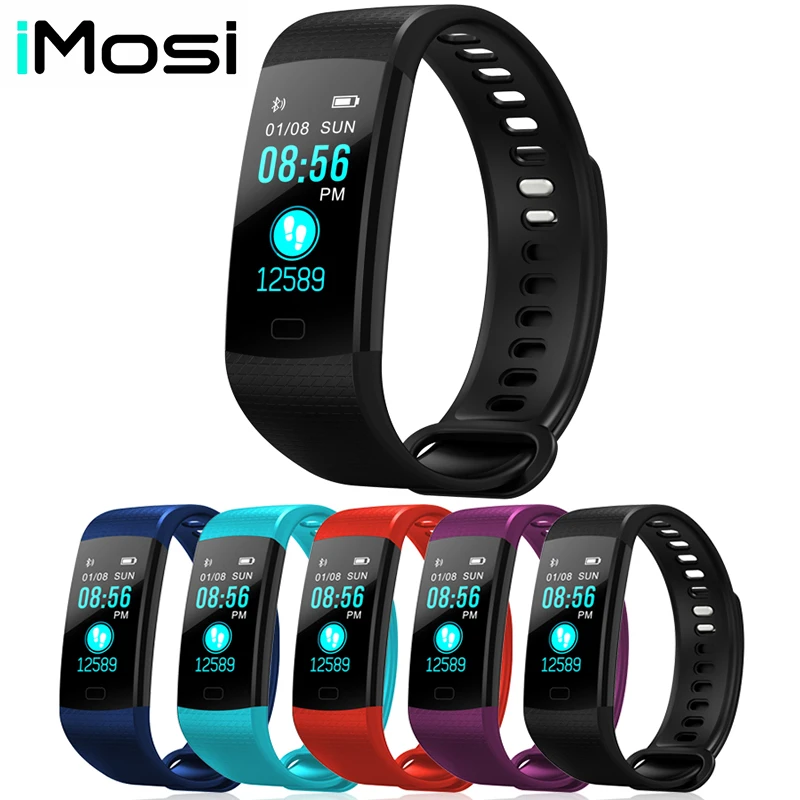 

Y5 Smart Band Watch Color Screen Wristband Heart Rate Activity Fitness tracker Smart Electronics Bracelet VS Miband 2