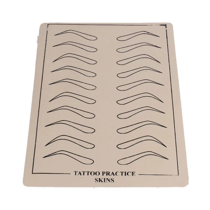 

Micro Blading Tattoo Eyebrow Practice Skin Eyebrow Cosmetic Permanent Makeup Eyebrow Training Skin Tattoo Supplies No Ink Needed