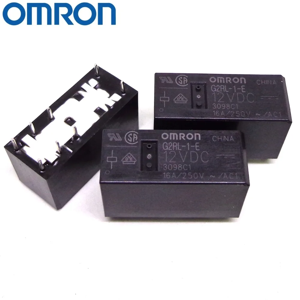 Relè singolo 1 scambio Omron G2RL-1 5VDC 5V DC 12A 250V SPDT 