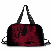 FORUDESIGNS сумки с темным крылом HallowmasTravel для ручной клади на молнии Новое поступление для мужчин и женщин viaje большая ВМЕСТИТЕЛЬНОСТЬ