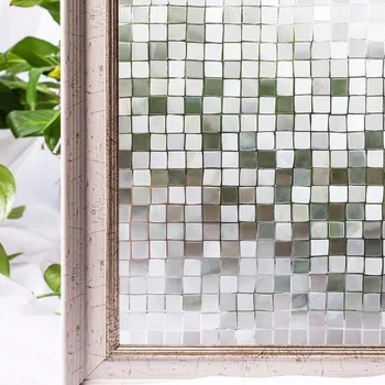 

CottonColors Window Film Privacy Glass Sticker PVC Waterproof No-Glue 3D Static Decorative Home Decor Size 45 x 200cm