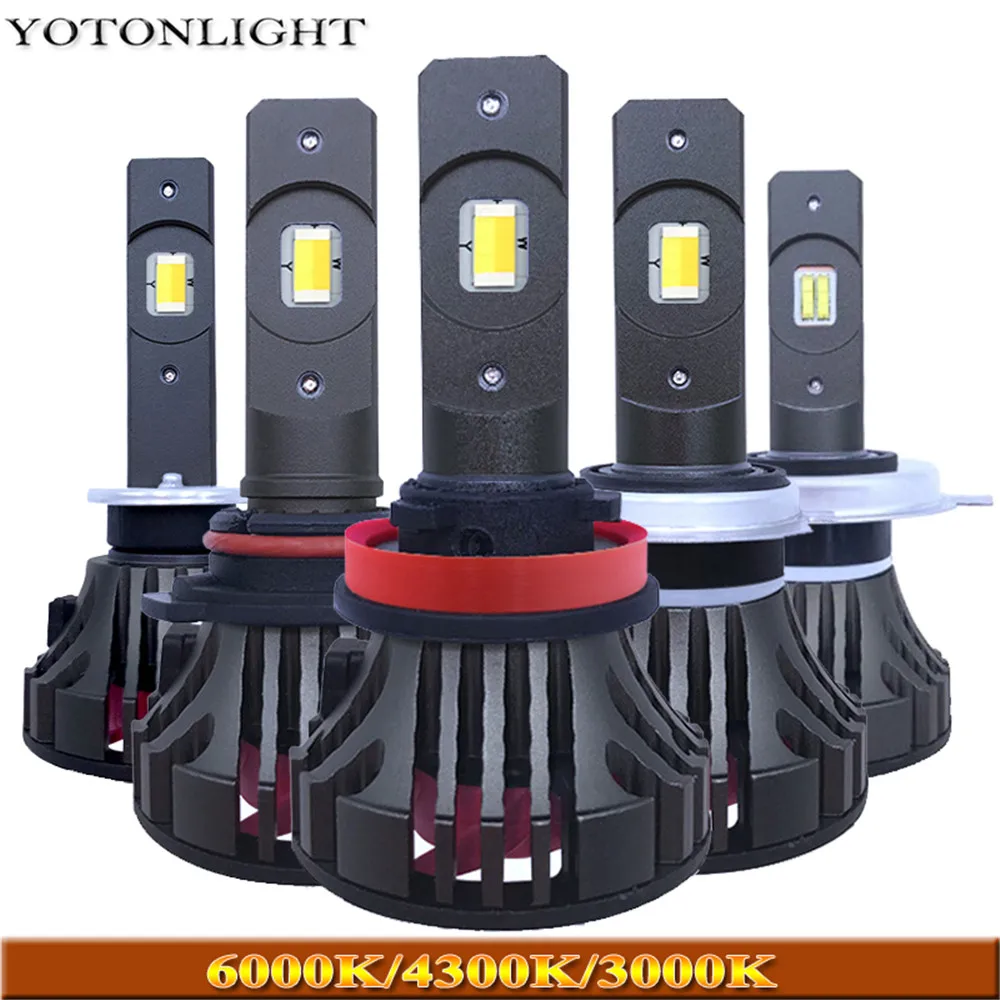 Автомобильная светодиодная лампа YOTONLIGHT 9006 Hb4 двухцветная СВЕТОДИОДНАЯ H11 H7 H4 H1 9005