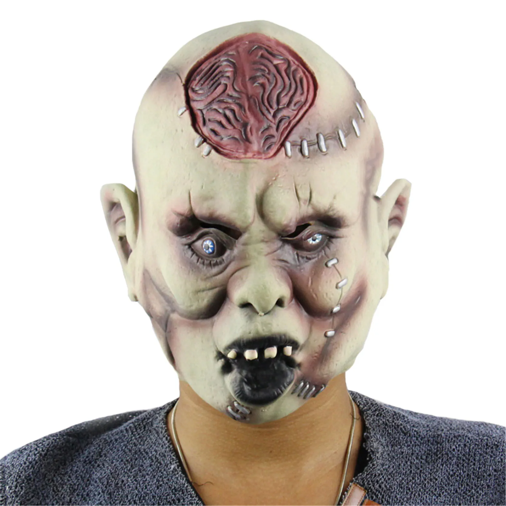 halloween mask party the walking dead mask creepy latex realistic crazy rubber super creepy party halloween costume mask y39 - Cheap Creepy Halloween Costumes halloween mask party the walking dead mask creepy latex realistic crazy rubber super creepy party halloween costume mask y39 - Cheap Creepy Halloween Costumes