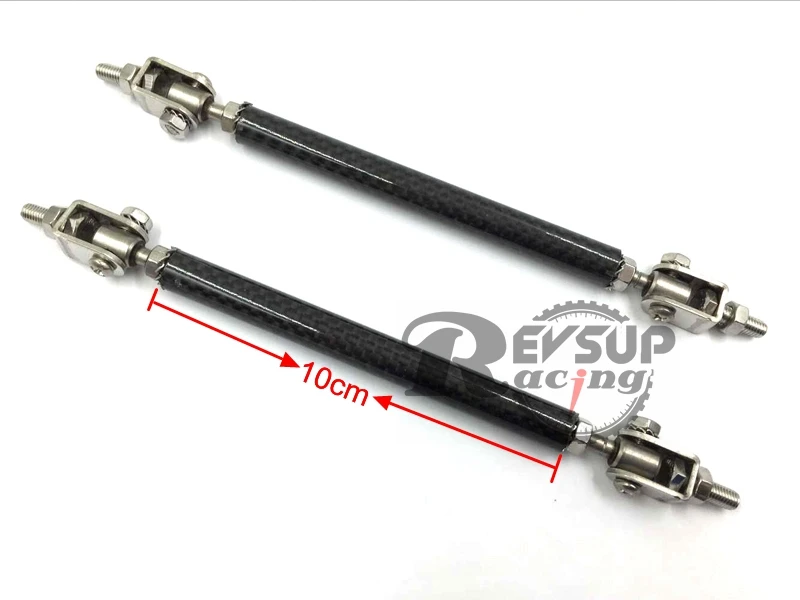 Details about   Universal Front Bumper Lip Rod Splitter Strut Tie Bar Protector Support Kit 10CM