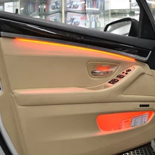 Mason 3 вида цветов led атмосферные огни для BMW F10/F11 интерьер автомобиля декоративный светодиодные полосы Атмосфера лампы обновления