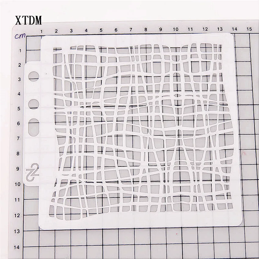 Нерегулярные квадратные пластиковые формы Щит DIY торт шаблоны для вырезания Полые Украшения печать трафарет с кружевом День святого Валентина