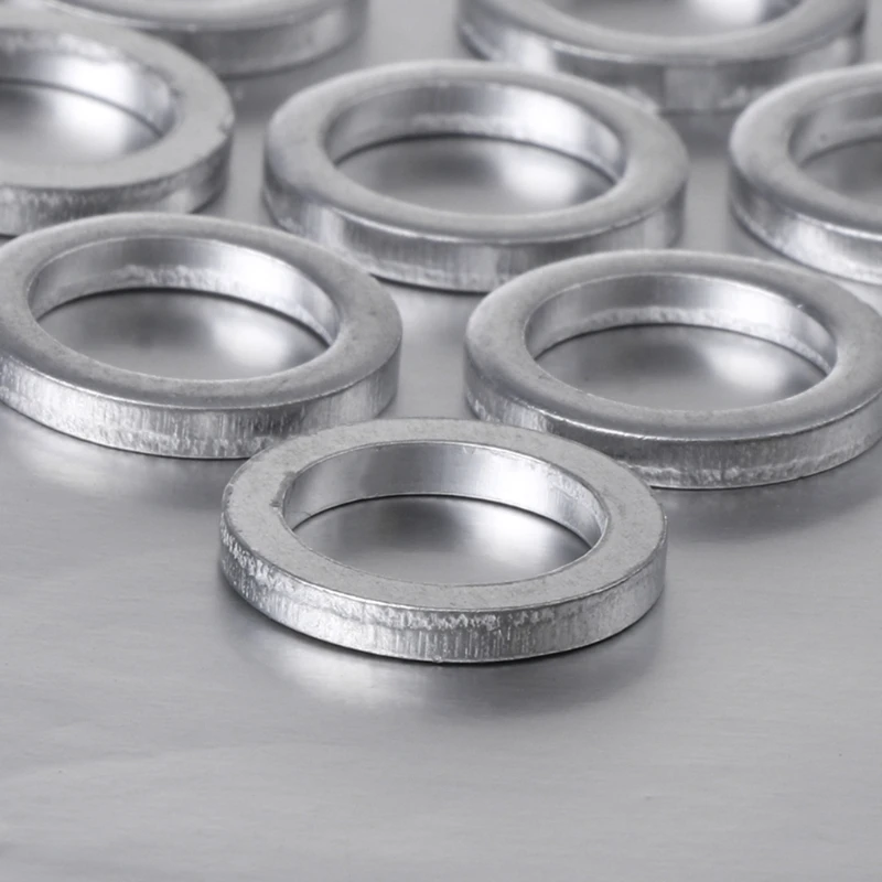 

10Pcs/set Thickness 2mm Bicycle Chain Wheel Screw Washer Aluminum Spacer Double Change Single Inner10mm