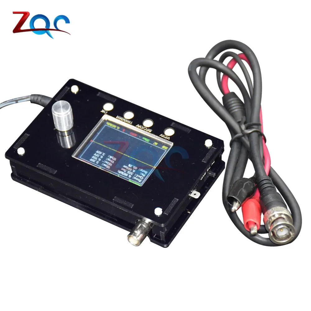 

DC 9V DSO328 Mini Digital Handheld Oscilloscope Tester 1MSPS 2.4 "TFT LCD Atmega328p STM32 12-Bit Probe BNC Exceed DSO138 DSO311