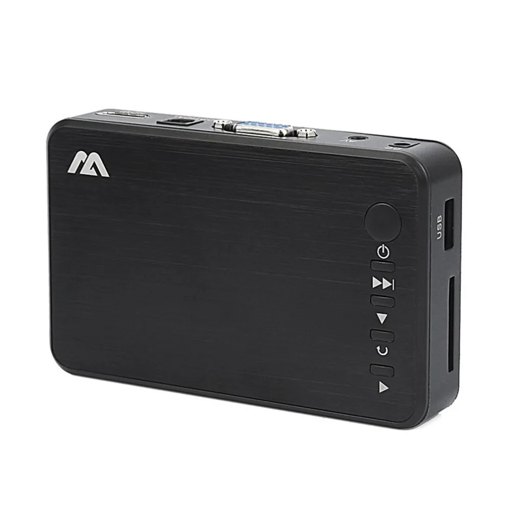 Мини медиа Full HD мультимедийный плеер Autoplay 1080P USB внешний HDD SD U диск RMVB AVI MKV медиаплеер с HDMI VGA AV выход