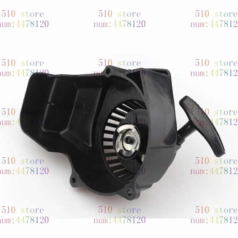 

black Wholesale Mortor Plastic Pull Starter Start Mini Pocket Bikes ATVs Quad 49cc Mower Engines For Motorcycle