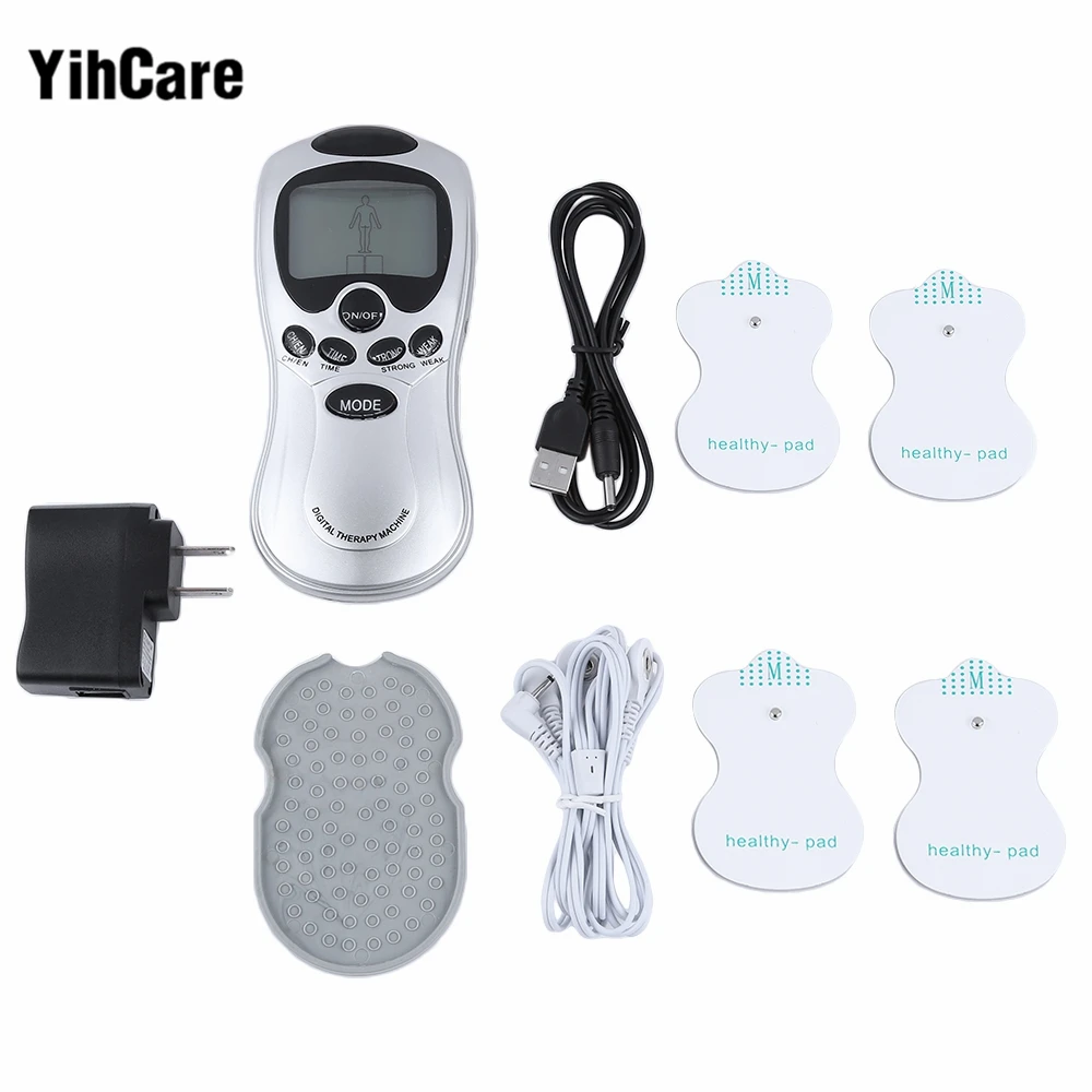 YihCare 4 Electrode Tens Acupuncture Digital Therapy Machine Massager Electronic Pulse Back Pain