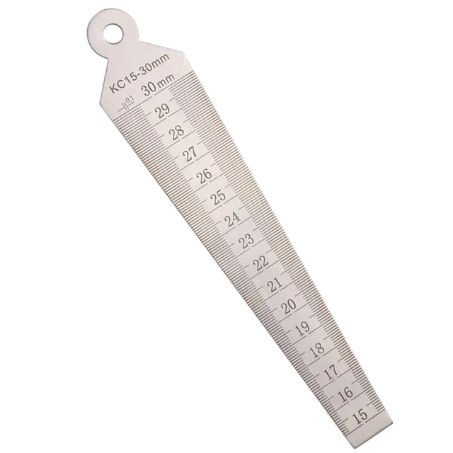 15 30mm Taper Gauge Stainless Steel Feeler Gap Hole Taper Gauges Metric