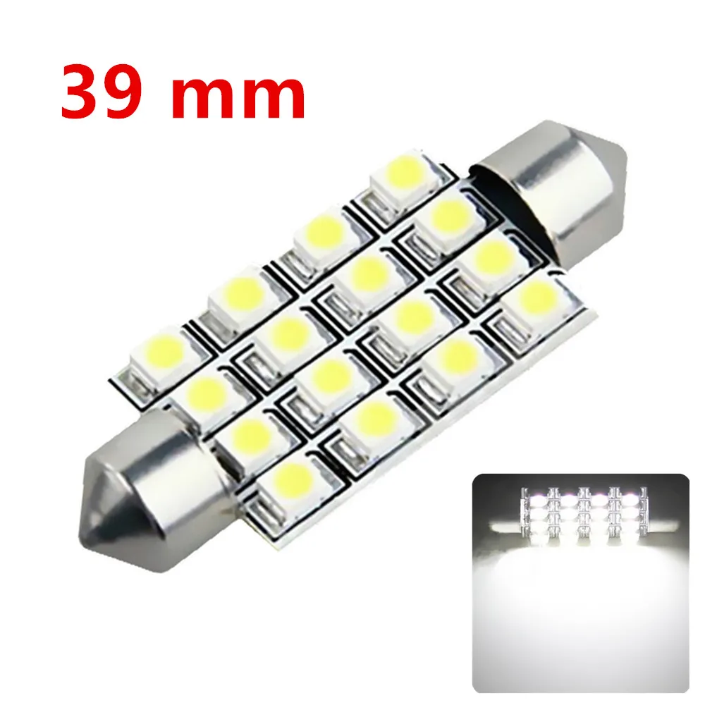 16smdled 1210 31mm Interior Dome Festoon Bulb Vehicle
