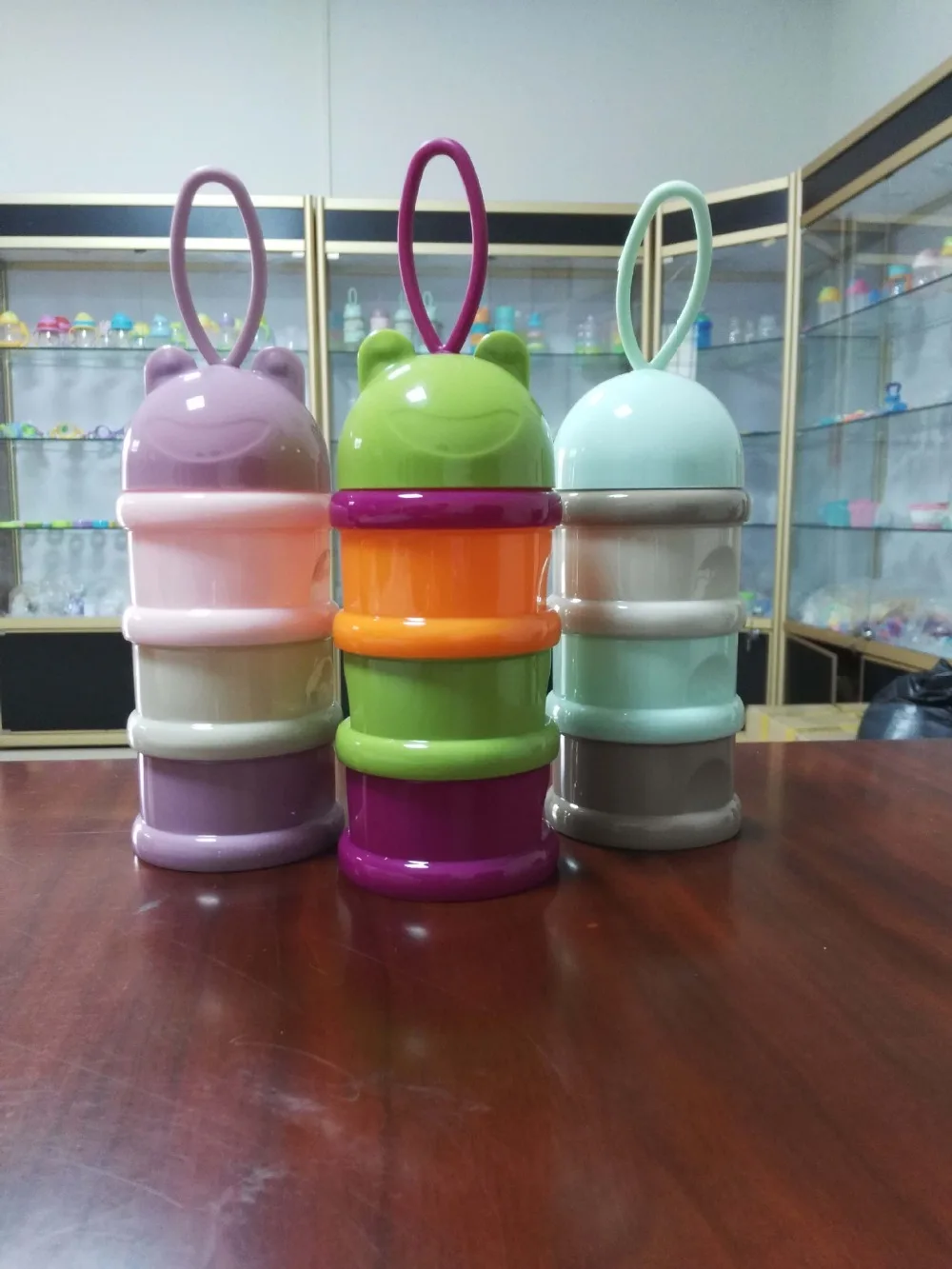 Три сетки портативный новорожденных контейнер для детского питания коробка консервированные продукты контейнер для детского питания три цвета формула хранения молока малыша